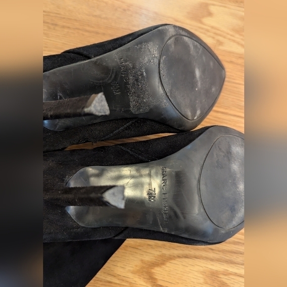 Marc Fisher Semina Boots .Leather Size 7.5 - Picture 7 of 12